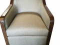 Custom-Round-Chair-After-Reupholstered-by-GN-Upholstery-Los-Angeles-front
